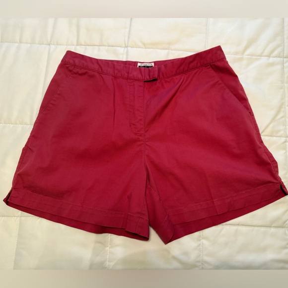 Adidas Women's Red Shorts - Picture 1 of 6